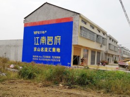 巢湖农村墙体广告在不同形式上面展现的不同特色