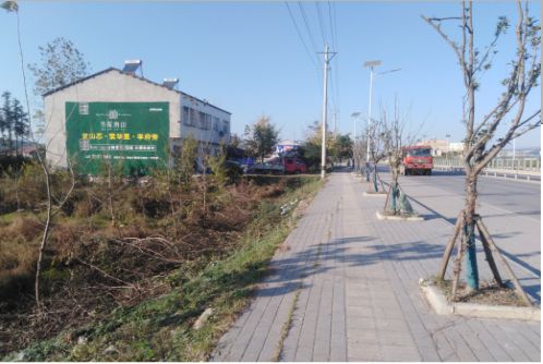 巢湖书山南院墙体广告