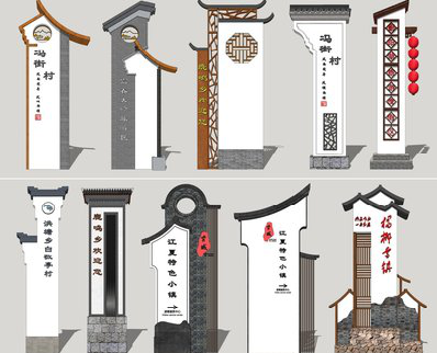 巢湖美丽乡村标识标牌有哪些分类？